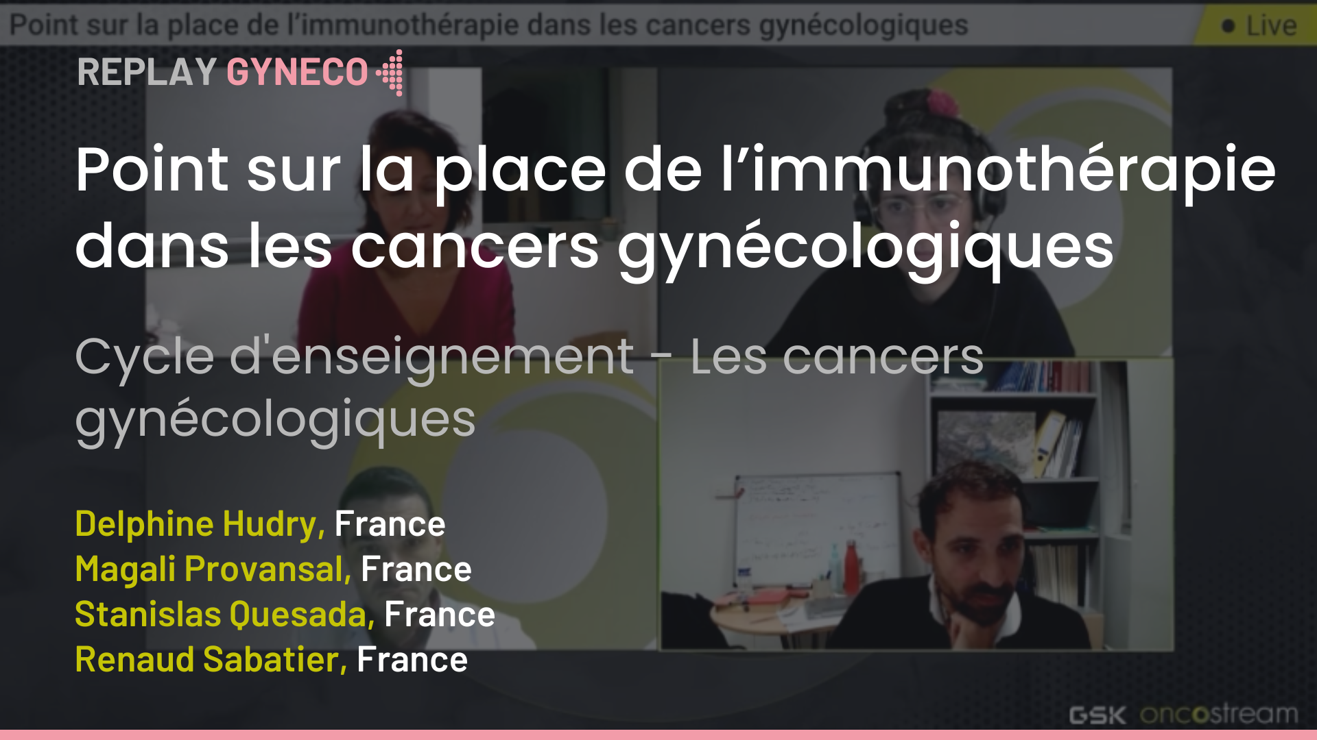 Vidéo Point sur la place de limmunothérapie dans les cancers