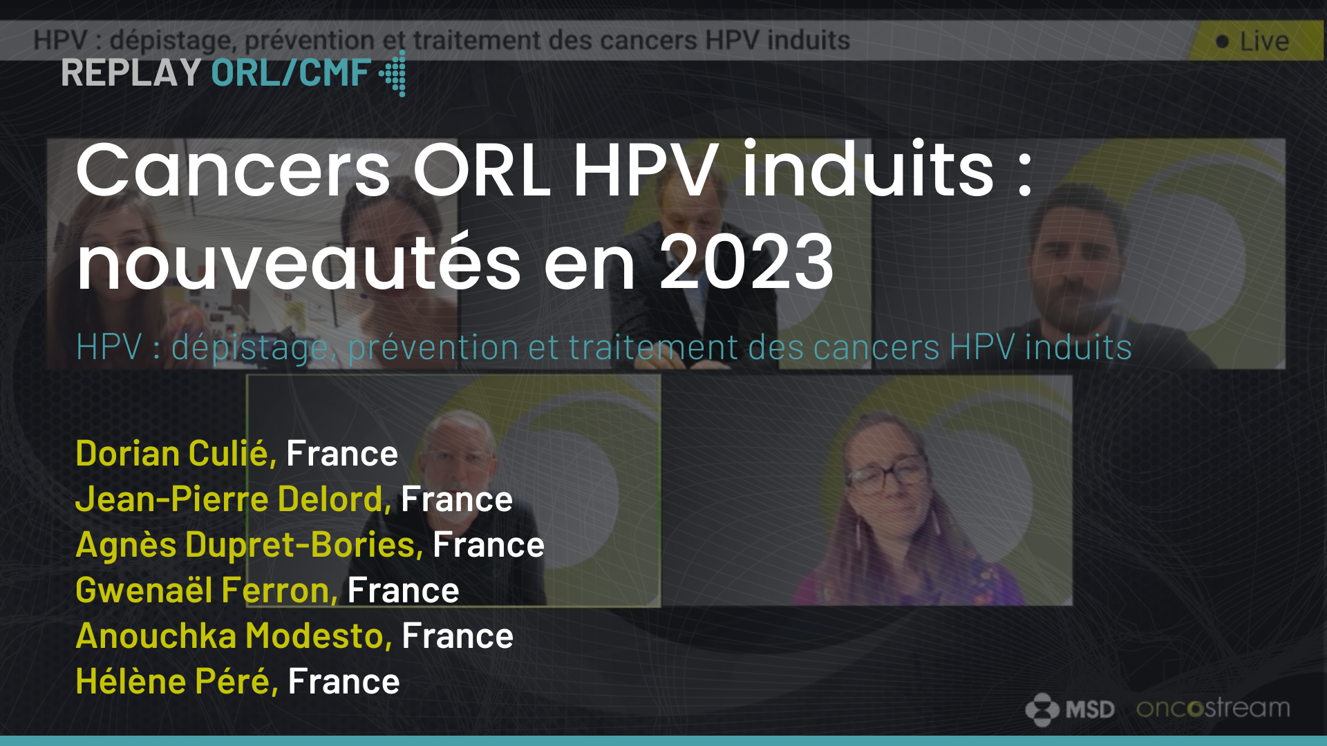 Cancers ORL HPV induits : nouveautés en 2023